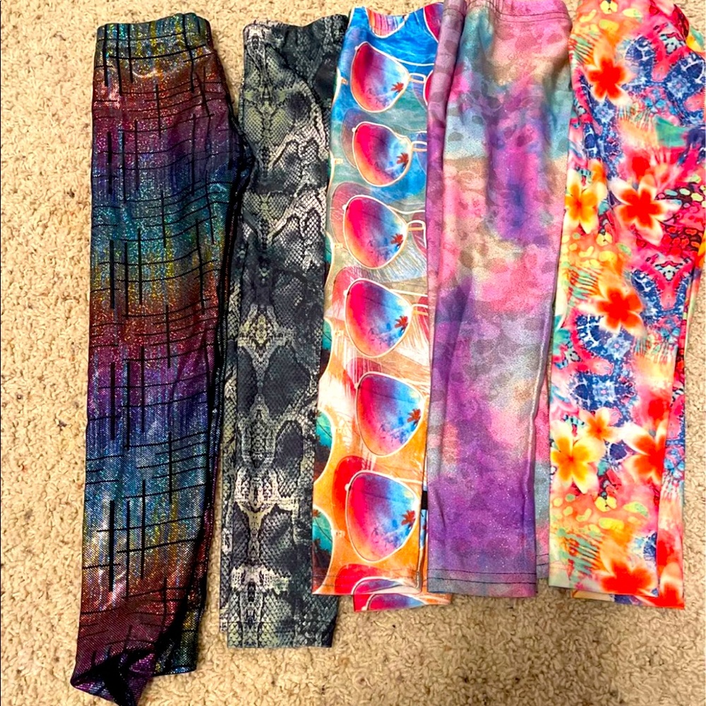 bundle of 5 leggings